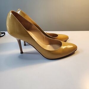 Jimmy Choo Mustard Yellow Heels 35 1/2